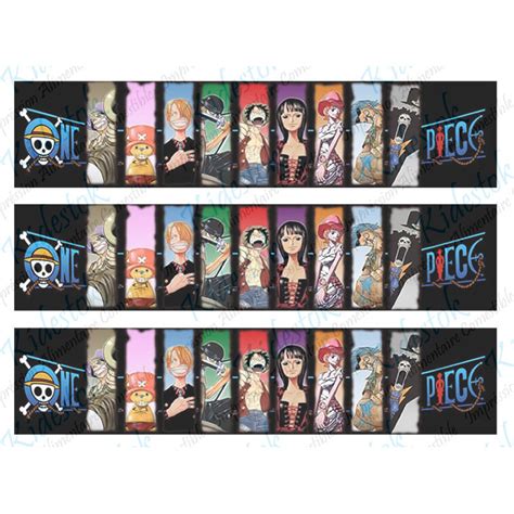 Rubans Alimentaire En Azyme Pour G Teau One Piece Kidestok