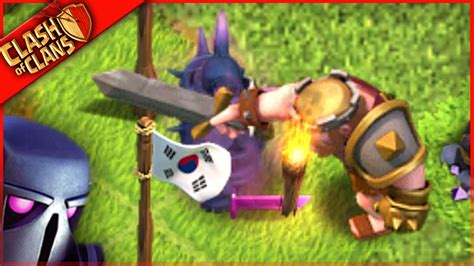 New Pekka Vs King ️ Clash Of Clans ️ 2017 Base Update Time Youtube