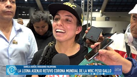 VIDEO LA LEONA ASENJO CONVERSÓ CON LA PRENSA LOCAL DESPUÉS DE RETENER