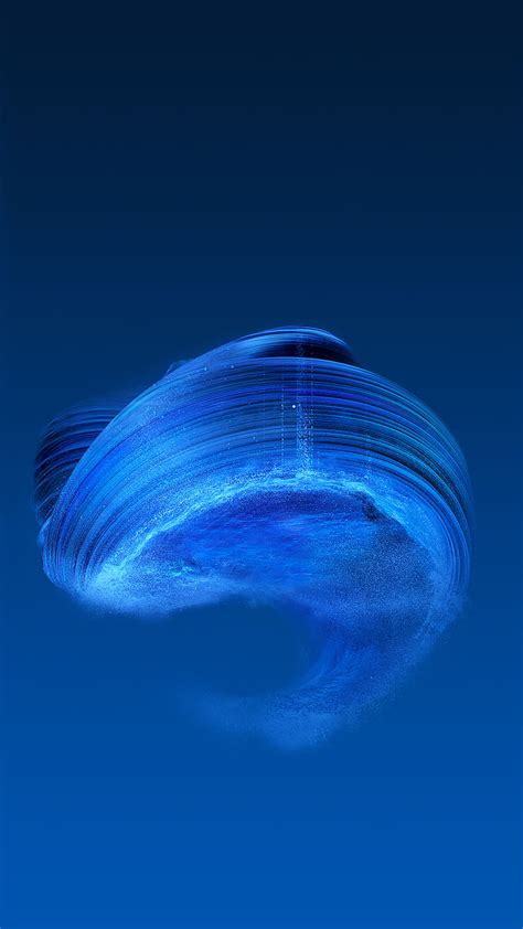 Abstracto 3d belleza azul defecto sencillo espiral vórtice