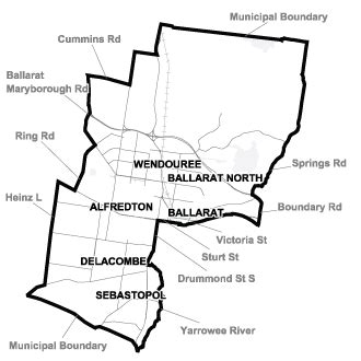 Map Of Ballarat Suburbs - Tybie Iolanthe