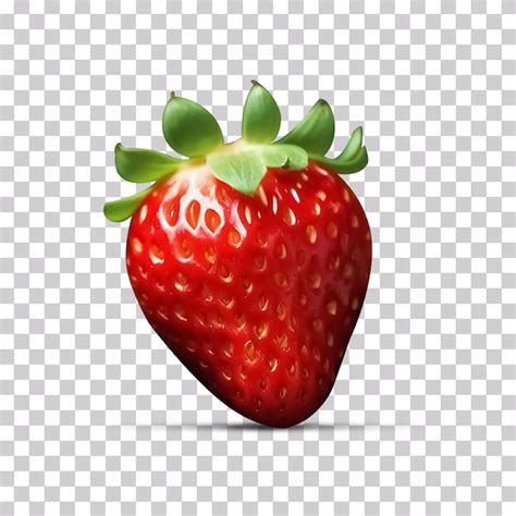 Premium Psd Fresh Strawberry Isolated On Transparent Background