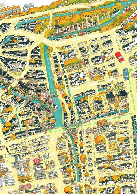 Suzhou City Map By Yang Miao9