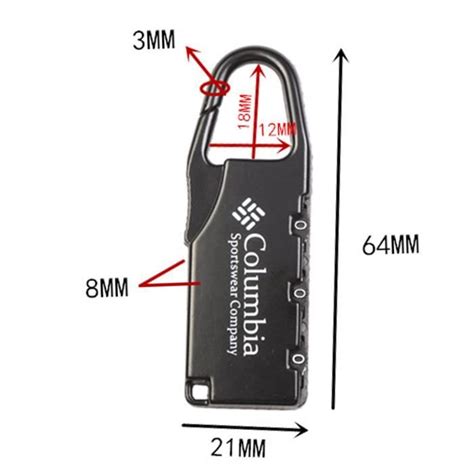 YOSOO Serrure de boîte Cadenas 3 Chiffres Combination Pad Lock Outil en