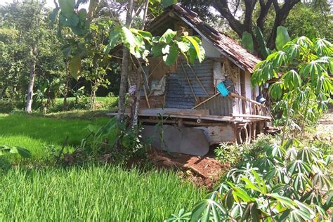 Foto Tinggal Sebatang Kara Di Gubuk Reyot Supali Berbuka Dengan Nasi