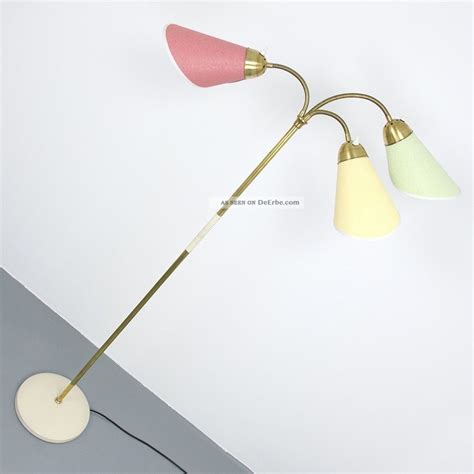 TÜtenlampe Bunt Stehlampe 50er 60er Pastell Rockabilly Lampe Vintage