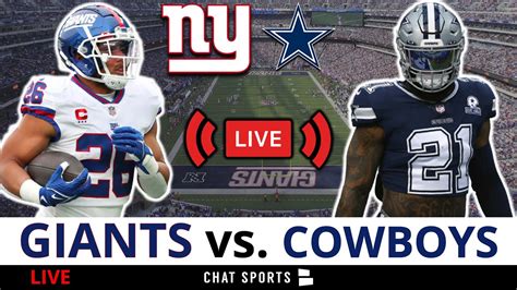 Giants Vs Cowboys Live Streaming Scoreboard Free Play By Play Highlights Boxscore Nfl Week