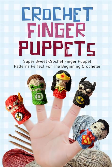 Amazon.com: Crochet Finger Puppets: Super Sweet Crochet Finger Puppet ...