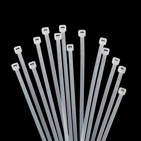 XINGO 1000 PCS White Cable Ties 100mm X 2 5mm 18lb Strength Small