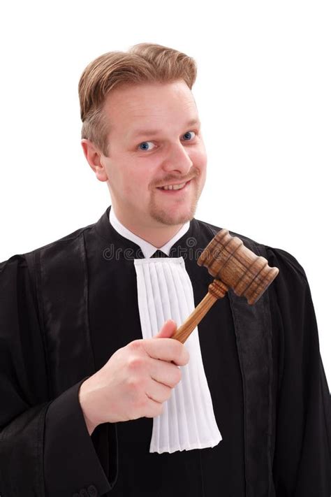 Funny Judge Hitting with Gavel Stock Image - Image of wooden, authority: 22373105