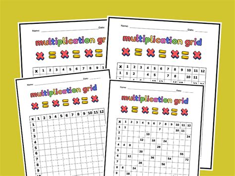 Printable Multiplication Chart Prodigy Multiplication Charts 1 12 1