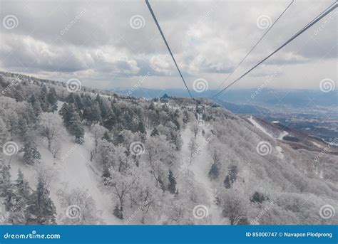 Snowy Mountains Landscape ,Japan Stock Image - Image of snowing, beauty ...