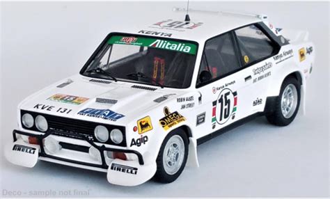 Miniature Fiat 131 1 43 Trofeu Abarth No 15 Rallye WM Safari Rallye