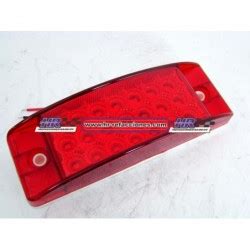 Acc Luz Plafon Lateral Led Rectangular Con Estrobo Rojo