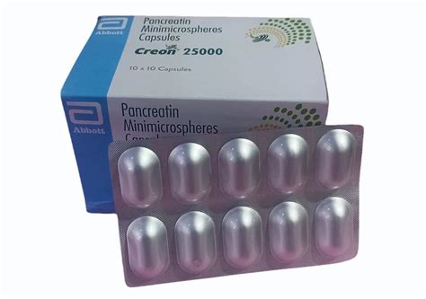 Creon 25000 Pancreatin Minimicrospheres Capsules At Rs 750 Stripe