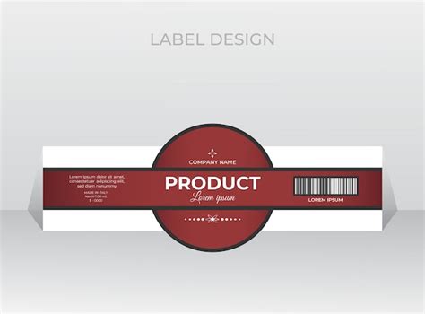 Premium Vector | Modern and creative label design template