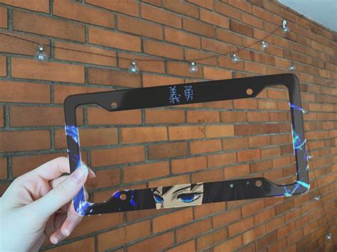 Giyu Tomioka Anime License Plate Frame Demon Slayer