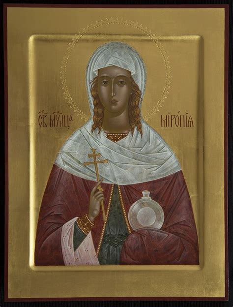 St Myrope Of Chios By Julia Bolshinskaya Православные иконы Святые