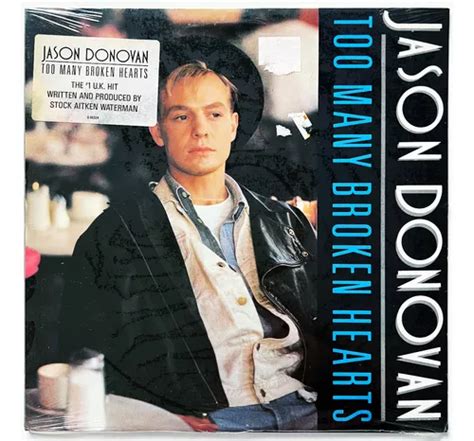 Jason Donovan Too Many Broken Hearts Vinilo Usa Nuevo