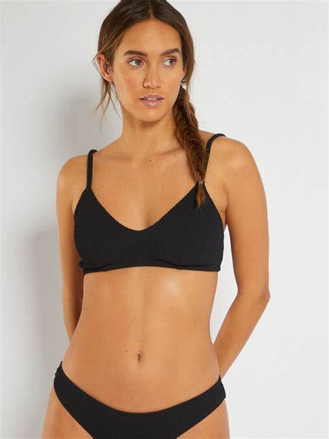 Sujetador De Bikini Tipo Top Negro Kiabi 4 00