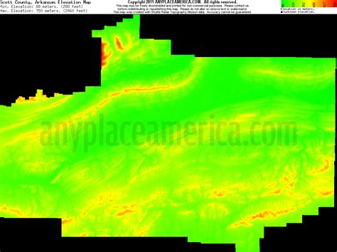 Free Scott County, Arkansas Topo Maps & Elevations