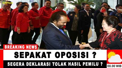 Megawati Bertemu Surya Paloh Sepakat Oposisi Info Rakyat Youtube