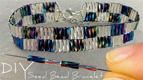 Bugle Beads Tutorial Beads Jewelry Making DIY Bugle Bead Bracelet