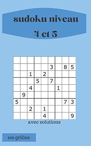 Sudoku Niveau Et Livre De D Tente Et De R Flexion Niveau Facile