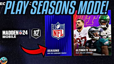 How To Play Seasons Mode In Madden Mobile Madden Mobile Youtube