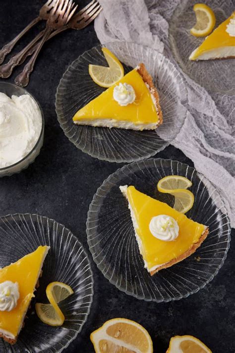 No Bake Lemon Curd Pie With Cream Cheese Filling Easy Southern Desserts