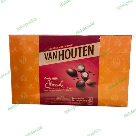 Jual Van Houten Dark Milk Almond With Milk Chocolate Gr Box Di