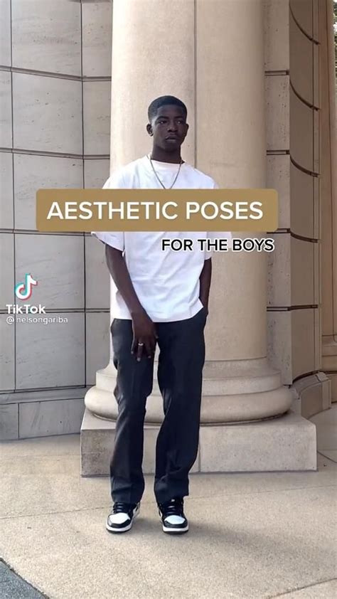 Aesthetic Poses For The Boys🤍🤎🖤 Video Best Poses For Men Photography Poses Photo Pose For Man