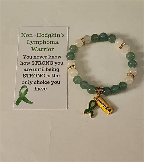 Non Hodgkin S Lymphoma Awareness Bracelet Etsy