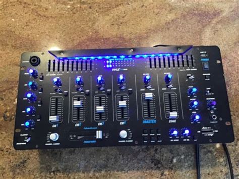 Pyle Pro Pyd B Wireless Bluetooth Channel Dj Mixer Used