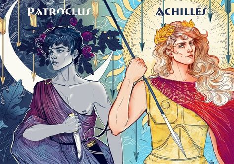 The Song Of Achilles An Art Print By Herbst Regen Achilles Achilles And Patroclus Greek