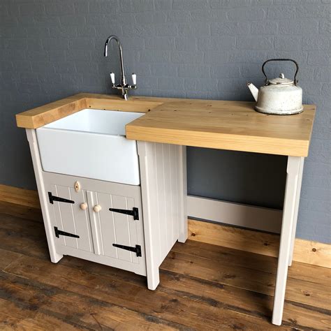 Freestanding Kitchen Belfast Butler Sink Unit With Cupboard Etsy Artofit