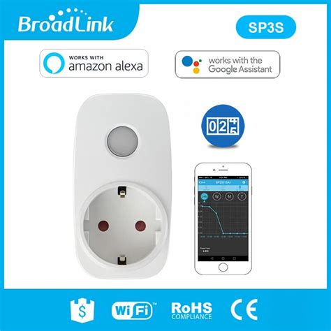 Broadlink Sp S Eu Contros Smart Wireless Wifi Socket Power Supply Plug