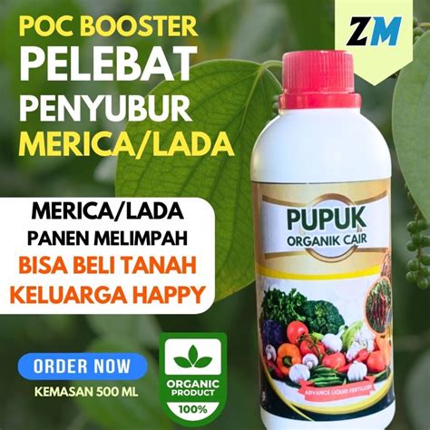 Jual Pupuk Organik Cair Untuk Lada Pupuk Pelebat Buah Lada Merica