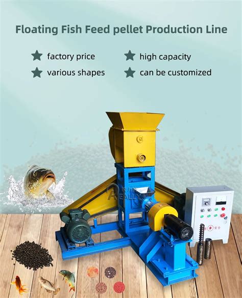 Full Automatic Complete Floating Fish Feed Pellet Production Line