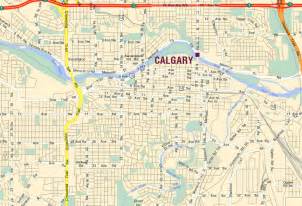 Calgary Map Diagram