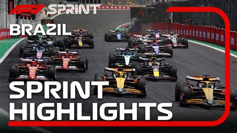 F Sprint Highlights Sao Paulo Grand Prix Youtube