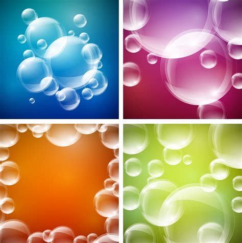 Four Bubbles Designs Graphic Illustratin Vector 274351 Vector Art At