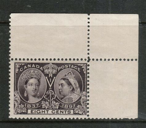 Canada 56 Mint Margin Single Never Hinged Stamp Hinged In Top