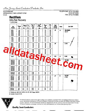 Df Datasheet Pdf New Jersey Semi Conductor Products Inc