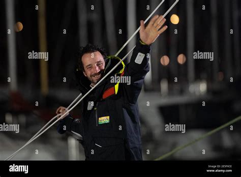 French Skipper Louis Burton Who Sailed His Imoca Monohull