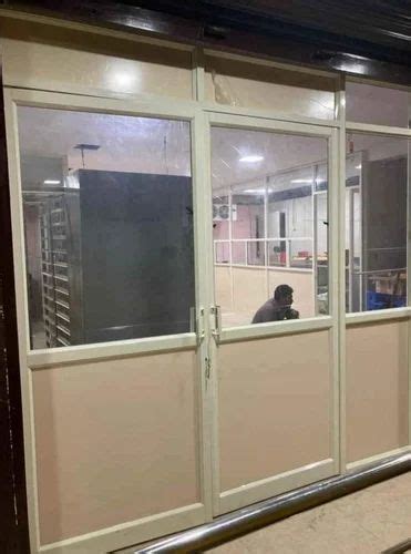 Aluminium Glass Door Partitions For Office Type Of Door Hinged At