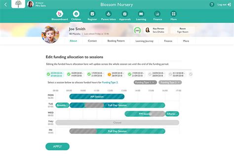 nursery invoicing software blossom educational