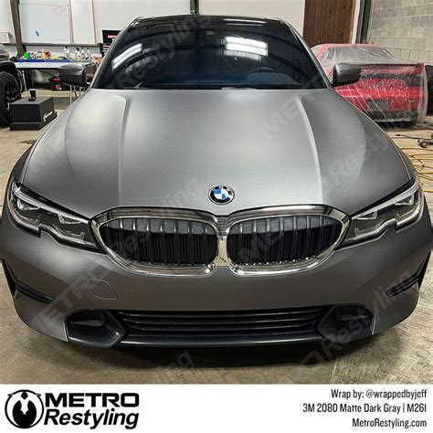 M Matte Dark Gray Vinyl Wrap M Vinyl Wrap Vinyl Wrap Car