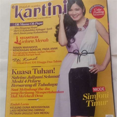 Jual Majalah Wanita Kartini Juni 2014 Cover Model Titi Kamal Di Seller