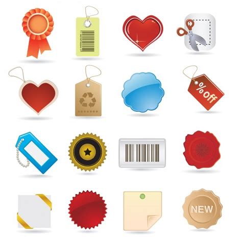 Free Vector Labels And Badges Collection